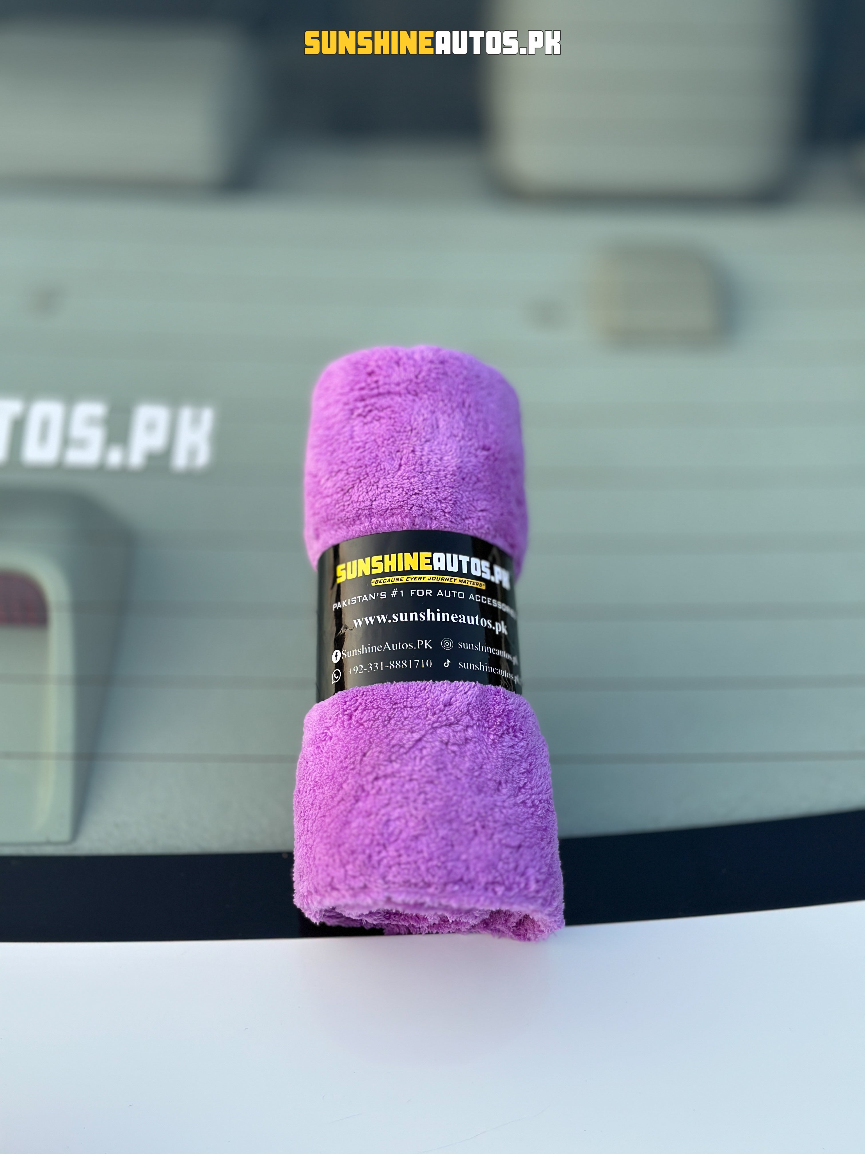 Sunshine Plush Microfiber Towel (40x40cm)