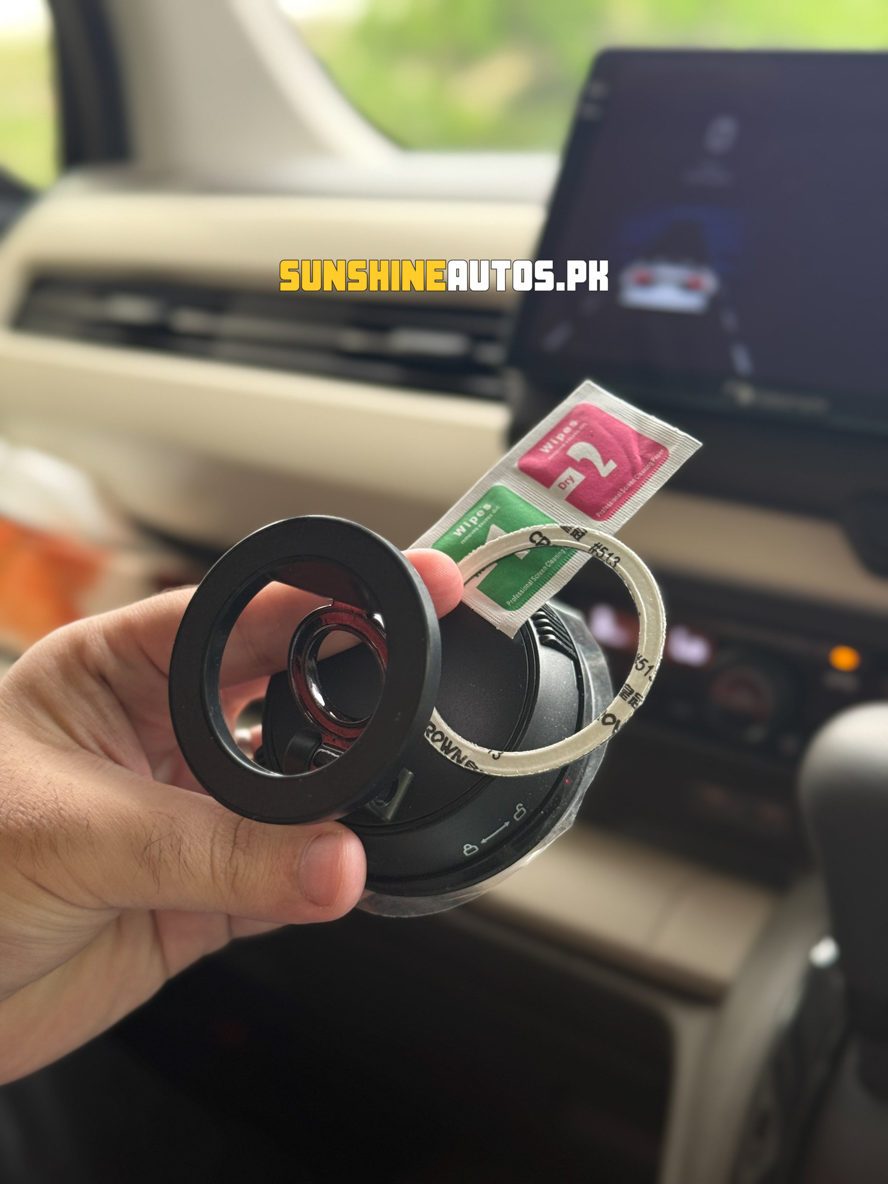 Vacuum Suction Magnetic Phone Holder