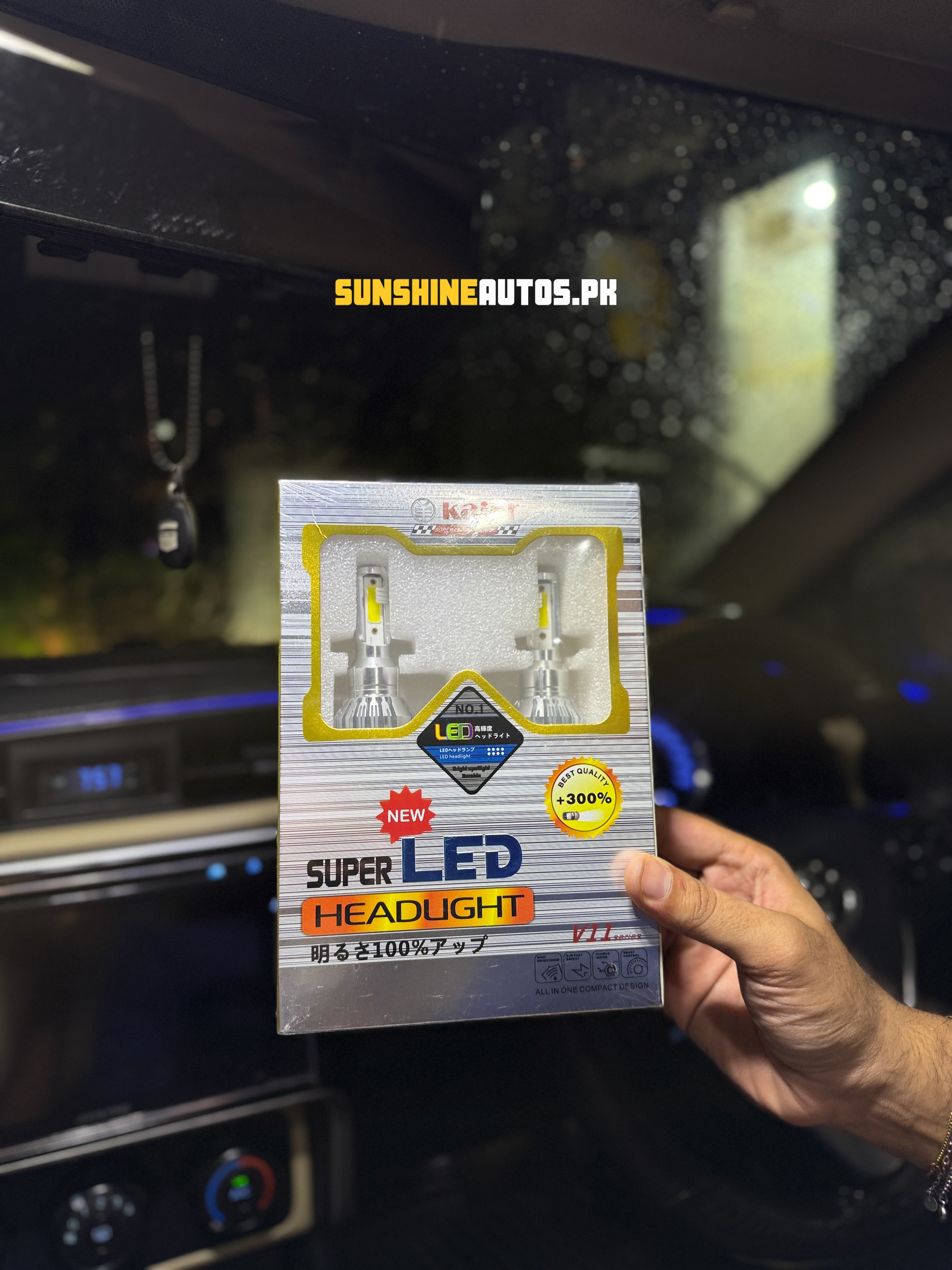 Kaier Super Bright LED Headlight Bulbs (H-4) HI-Lo